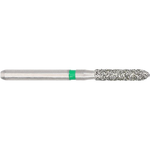 Komet Diamond Bur - 6878-016 - Torpedo - Coarse - High Speed, Friction Grip (FG), 5-Pack