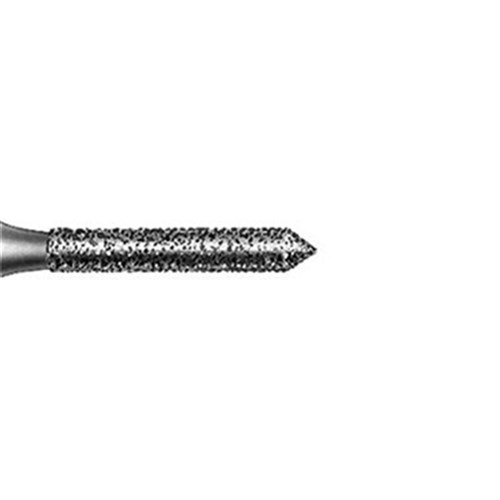 Komet Diamond Bur - 6885-012 - Cylinder Short - Coarse - High Speed, Friction Grip (FG), 5-Pack