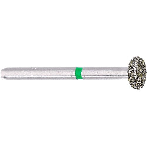 Komet Diamond Bur - 6909-040 - Round Edge Wheel - Coarse - High Speed, Friction Grip (FG), 5-Pack