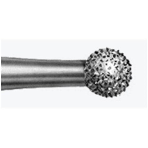 Komet Diamond Bur - 801-010 - Round - Straight (HP), 5-Pack