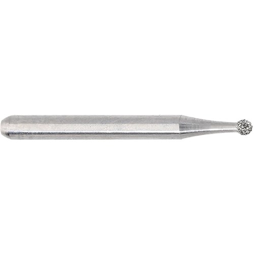 Komet Diamond Bur - 801-010 - Round - High Speed, Friction Grip Short (FGS), 5-Pack