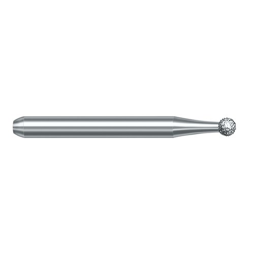 Komet Diamond Bur - 801-014 - Round - High Speed, Friction Grip Short (FGS), 5-Pack