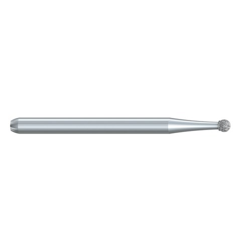 Komet Diamond Bur - 801-012 - Round - High Speed, Friction Grip Long (FGL), 5-Pack