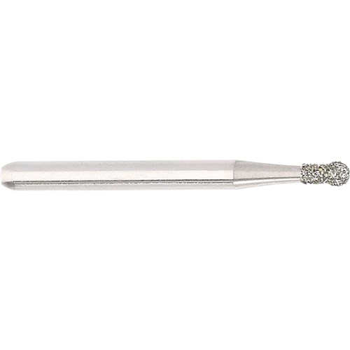 Komet Diamond Bur - 802-014 - Round Coated Neck - High Speed, Friction Grip (FG), 5-Pack