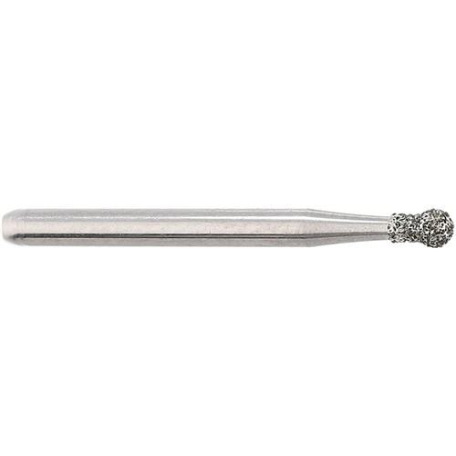 Komet Diamond Bur - 802-016 - Round Coated Neck - High Speed, Friction Grip (FG), 5-Pack