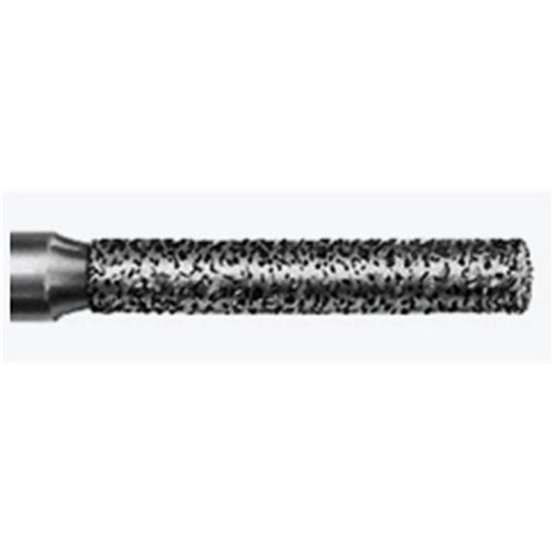 Komet Diamond Bur - 837-014 - Long Cylinder - Straight (HP), 5-Pack