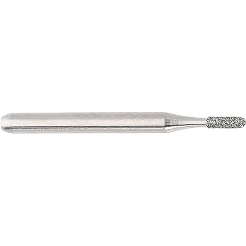 Komet Diamond Bur - 838-009 - Short Cylinder Round - High Speed, Friction Grip (FG), 5-Pack
