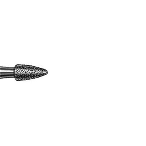 Komet Diamond Bur - 8390-016 - Grenade - Fine Red - Slow Speed, Right Angle (RA), 5-Pack