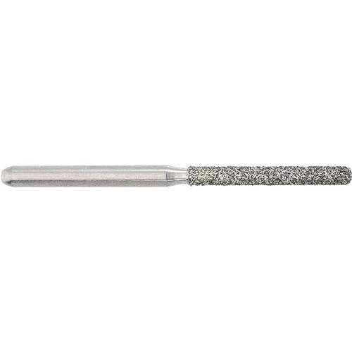 Komet Diamond Bur - 842KR-014 - Long Cylinder Edge - Round - High Speed, Friction Grip (FG), 5-Pack