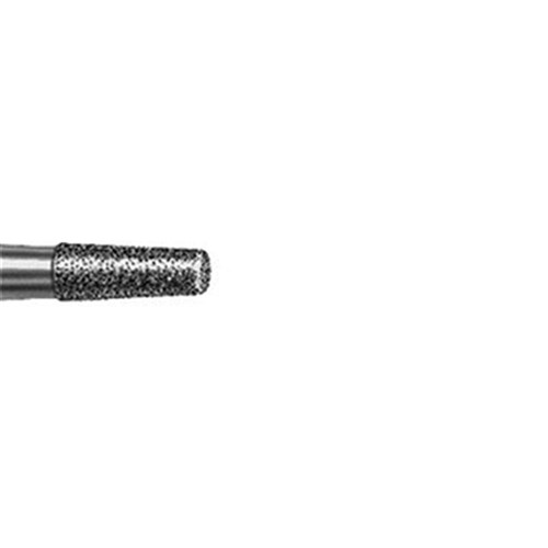 Komet Diamond Bur - 845KR-016 - Tapered Round Edge - High Speed, Friction Grip (FG), 5-Pack