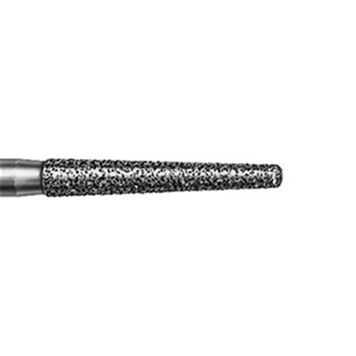 Komet Diamond Bur - 848KR-016 - Long Rounded Taper - High Speed, Friction Grip (FG), 5-Pack