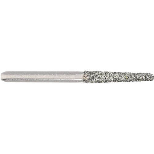 Komet Diamond Bur - 850-018 - Long Round End Taper - High Speed, Friction Grip (FG), 5-Pack