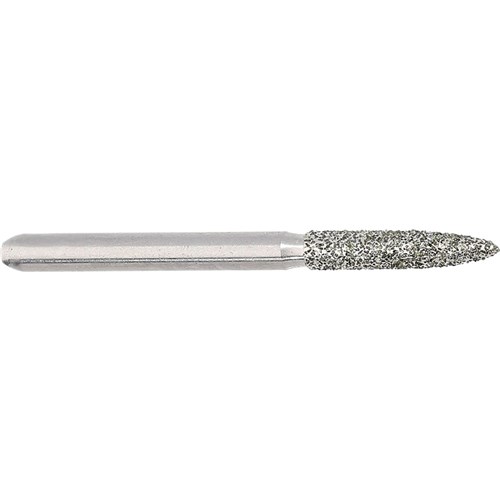 Komet Diamond Bur - 862-016 - Flame - High Speed, Friction Grip (FG), 5-Pack