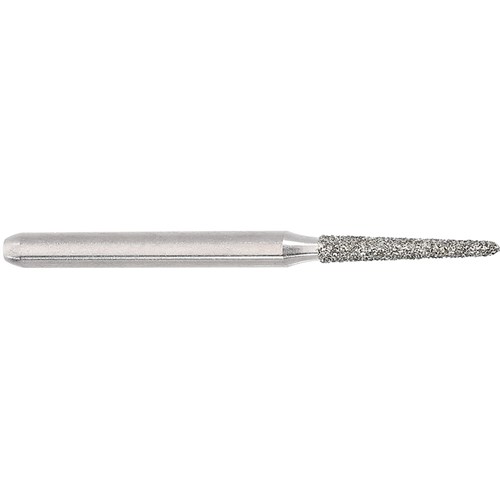 Komet Diamond Bur - 878K-012 - Tapered Chamfer Torpedo - High Speed, Friction Grip (FG), 5-Pack