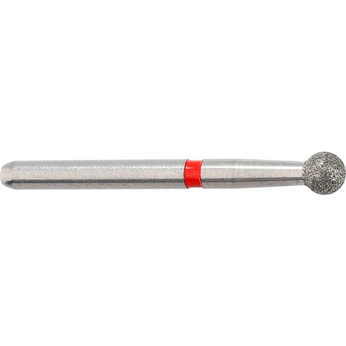 Komet Diamond Bur - 8801-023 - Round - Fine Red - High Speed, Friction Grip (FG), 5-Pack