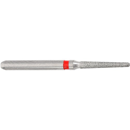 Komet Diamond Bur - 8856-012 - Tapered Chamfer Round - Fine - High Speed, Friction Grip (FG), 5-Pack