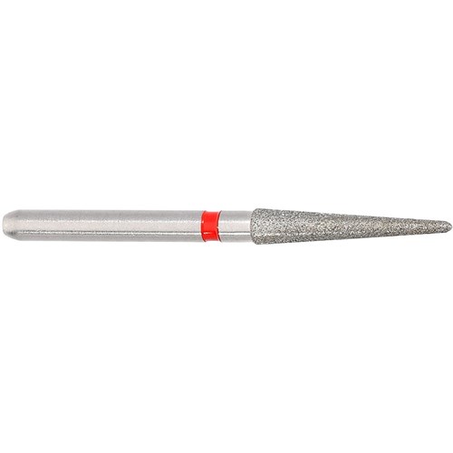 Komet Diamond Bur - 8859-018 - Pointed Long - Fine Red - High Speed, Friction Grip (FG), 5-Pack
