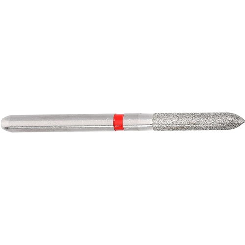 Komet Diamond Bur - 8878-016 - Torpedo - Fine Red - High Speed, Friction Grip (FG), 5-Pack