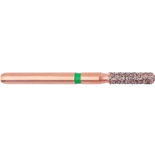 Komet DIAO Diamond Bur - KP6836KR-016 - Cylinder Round Edge - High Speed, Friction Grip (FG), 5-Pack