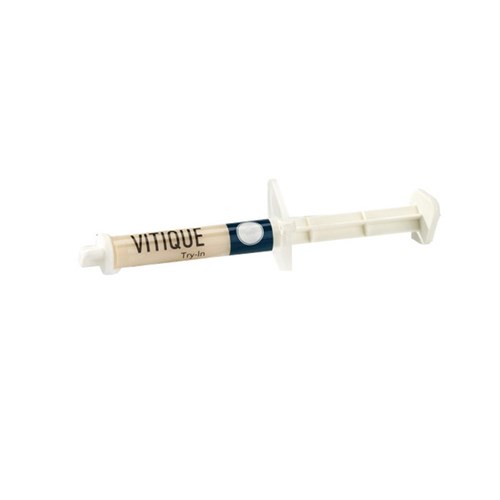 Vitique Try In Paste White 3.9g Syringe & 10 tips