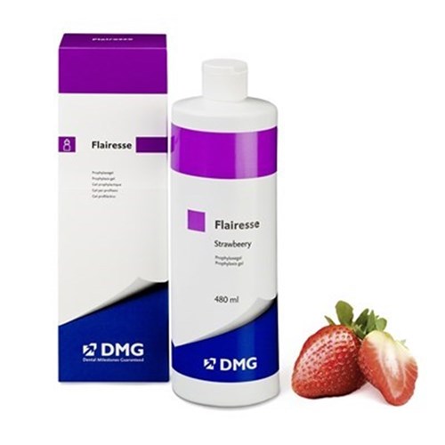 FLAIRESSE Prophy Fluoride Gel Strawberry 480ml Bottle