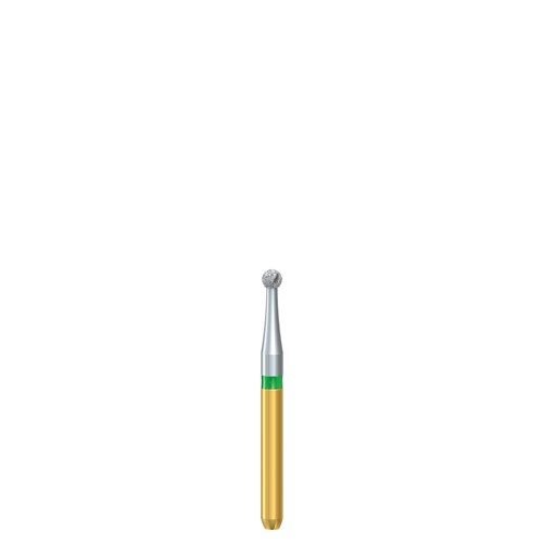 Komet S Diamond Bur - S6801-014 - Round - Coarse - High Speed, Friction Grip (FG), 5-Pack
