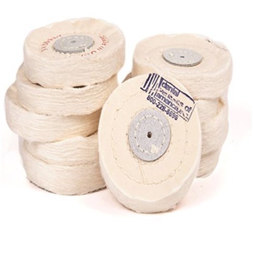 DVA Calico Cloth Wheels 3 inch x50 Ply Pack of 10
