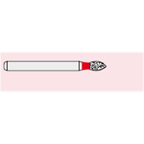 Ecoline Diamond Bur - 368-016 - Bud - High Speed, Friction Grip (FG), 50-Pack