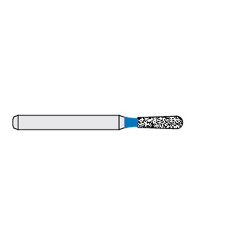 Ecoline Diamond Bur - 830-014 - Pear - High Speed, Friction Grip (FG), 50-Pack