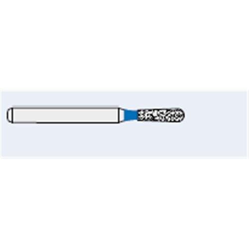 Ecoline Diamond Bur - 830-014 - Pear - High Speed, Friction Grip (FG), 50-Pack