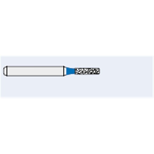 Ecoline Diamond Bur - 835-010 - Short Cylinder - High Speed, Friction Grip Short (FGS), 50-Pack