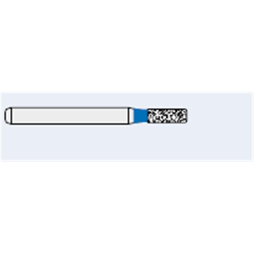 Ecoline Diamond Bur - 835-013 - Short Cylinder - High Speed, Friction Grip (FG), 50-Pack
