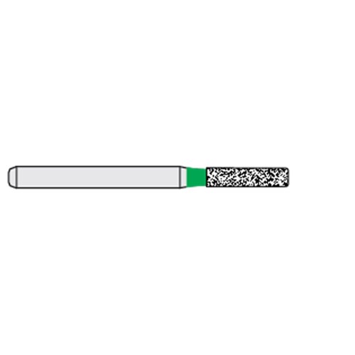 Ecoline Diamond Bur - 836C-014 - Cylinder - Super Coarse - High Speed, Friction Grip (FG), 50-Pack