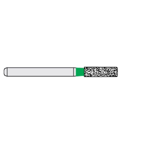 Ecoline Diamond Bur - 836C-018 - Cylinder - Super Coarse - High Speed, Friction Grip (FG), 50-Pack