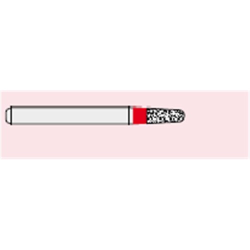 Ecoline Diamond Bur - 849-015 - Short Round End Taper, 50-Pack