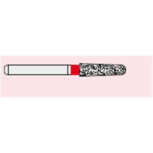 Ecoline Diamond Bur - 856EF-021 - Round Tapered Chamfer - High Speed, Friction Grip (FG), 50-Pack