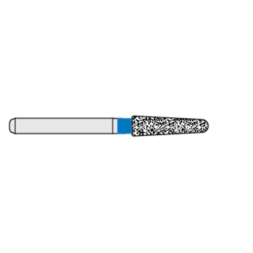 Ecoline Diamond Bur - 856EF-021 - Round Tapered Chamfer - High Speed, Friction Grip (FG), 50-Pack
