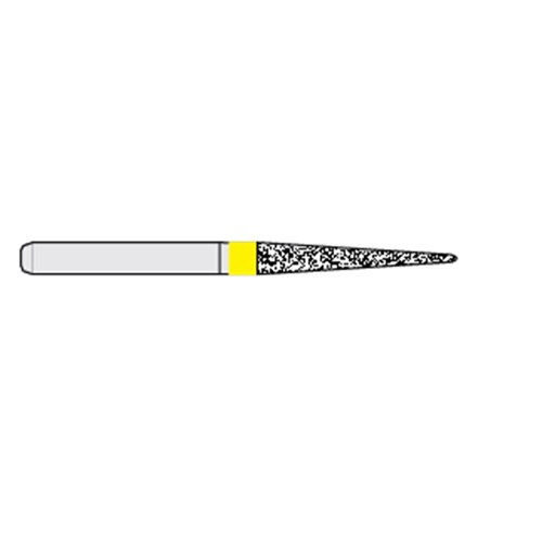 Ecoline Diamond Bur - 859EF-016 - Flame - Extra Fine - High Speed, Friction Grip (FG), 50-Pack