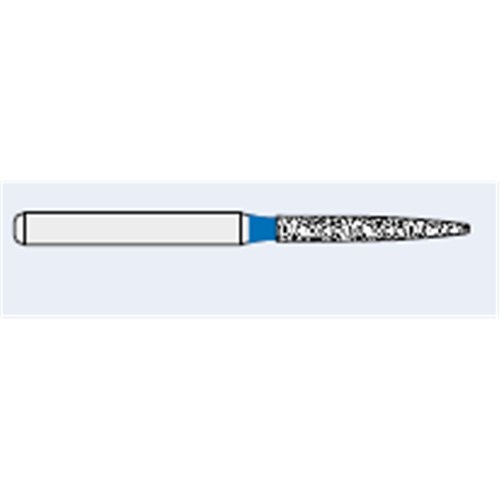 Ecoline Diamond Bur - 863-012 - Long Flame - High Speed, Friction Grip (FG), 50-Pack