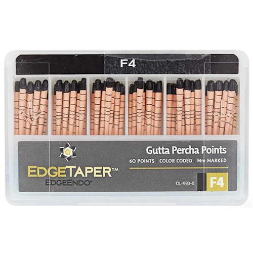 EdgeTAPER Gutta Point Size F4 Pack of 60