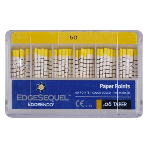EdgeSEQUEL Paper Point 06 Taper Size 50 Pack of 60