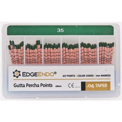 EdgeFILE Gutta Point Size 35 .04 Pack of 60