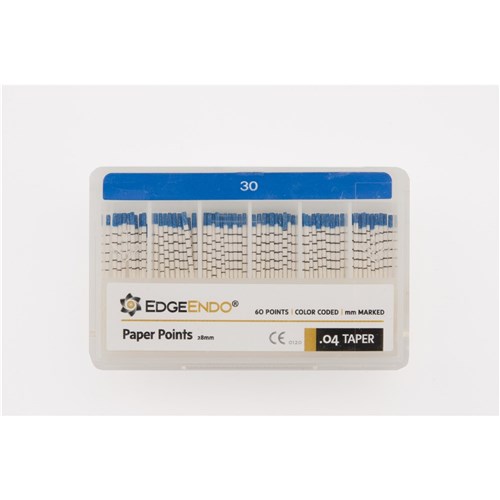 EdgeFILE Paper Point Size 30 .04 Pack of 60