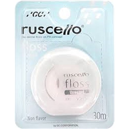 GC Ruscello Floss - Unwaxed - White - 30m, 1-Pack