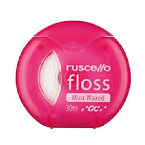 GC Ruscello Floss - Waxed - Mint - Pink - 30m, 1-Pack