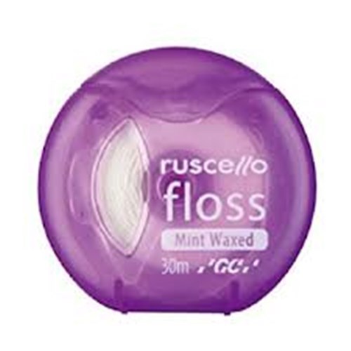 GC Ruscello Floss - Waxed - Mint - Purple - 30m, 1-Pack