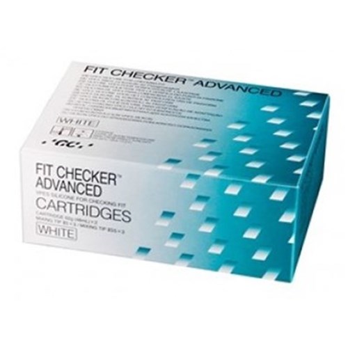 GC FIT CHECKER Advanced - White - 2 x 62g Cartridges and 6 Mixing Tips