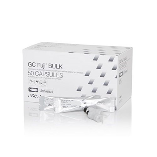 GC FUJI BULK Capsules - Auto-Cure Glass Ionomer Cement - Universal, 50-Pack