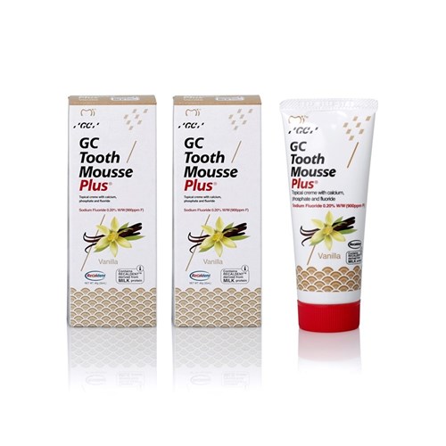 GC-463350 - TOOTH MOUSSE PLUS Vanilla 40g Tube Box of 10 - Henry