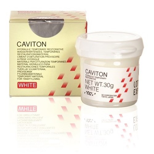 GC CAVITON - White - Temporary Filling material - 30g Jar